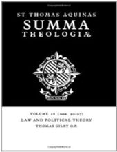 SUMMA THEOLOGIAE: VOLUME 28, LAW AND POLITICAL THEORY: 1A2AE. 90-97